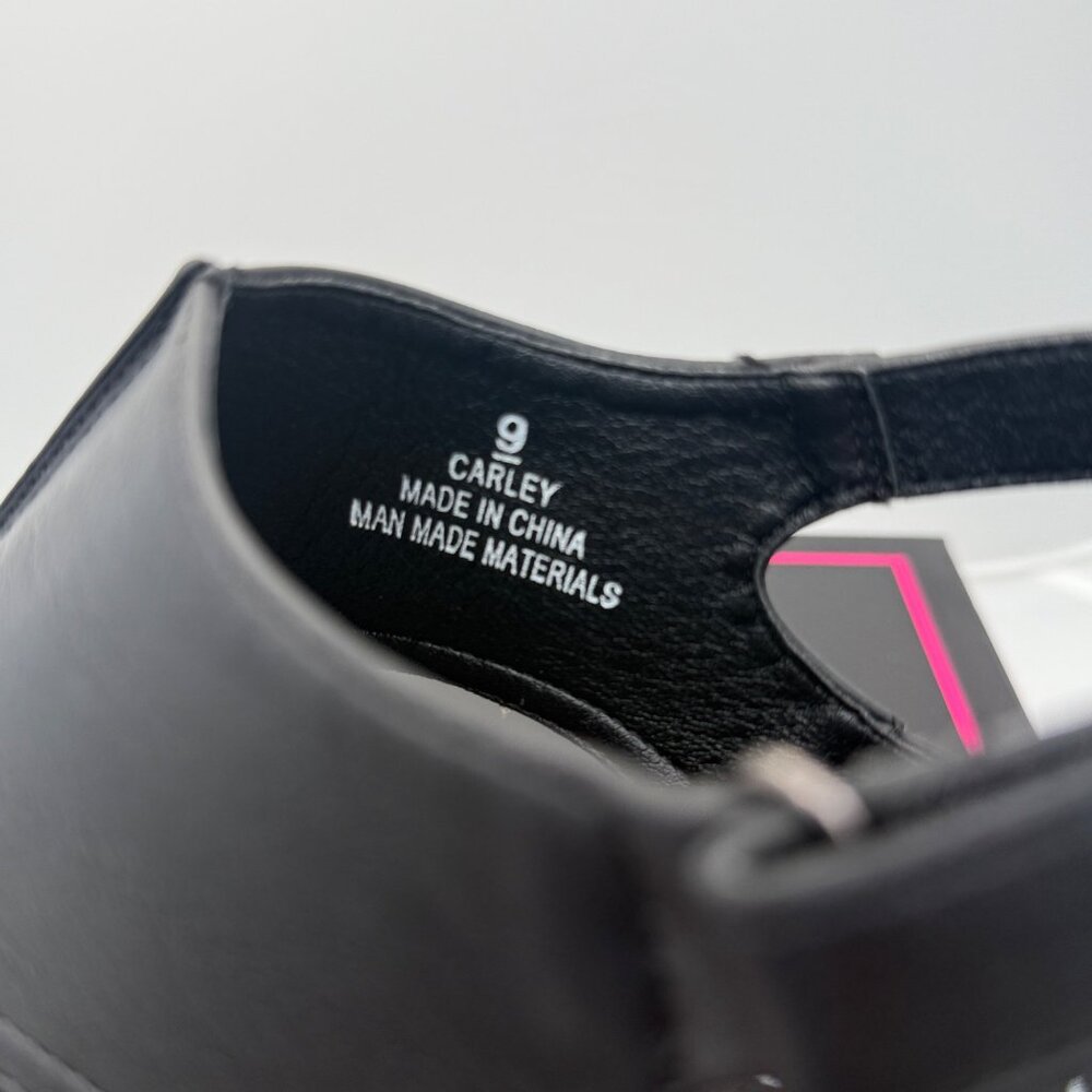 Corkys Womens Carley Black Wedge Sandals Size 9 Comfortable Chic - Picture 5 of 8